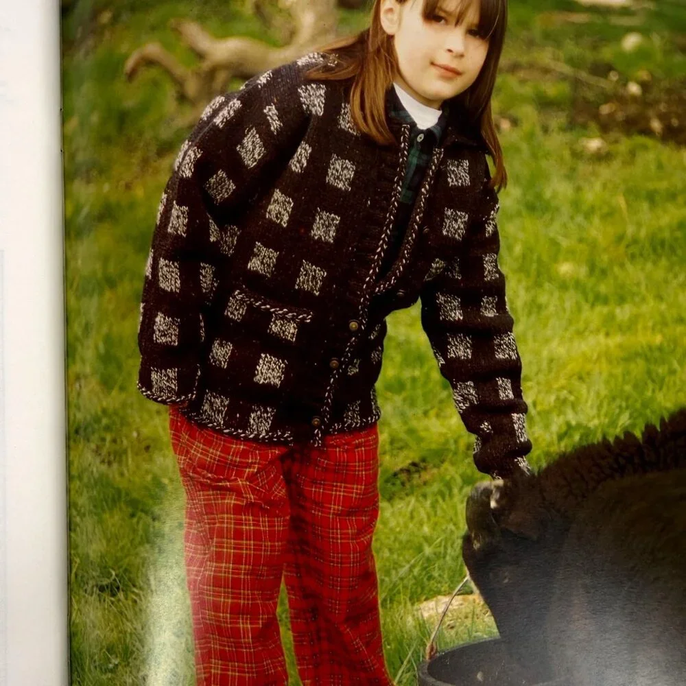 1994 Annabel Fox Knitting Pattern Book Booklet The Watercress Children‎ Vintage